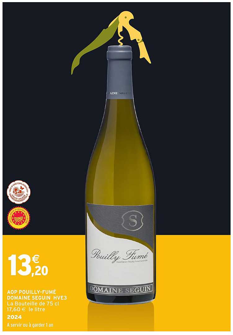 AOP Pouilly-Fumé Domaine Seguin HVE3