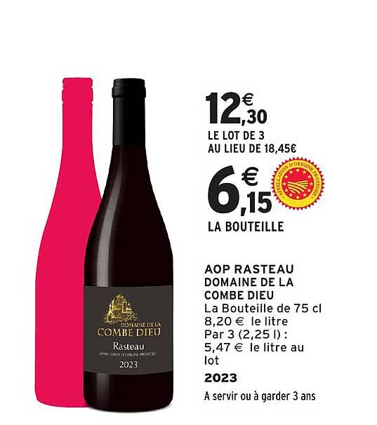 AOP Rasteau Domaine de la Combe Dieu