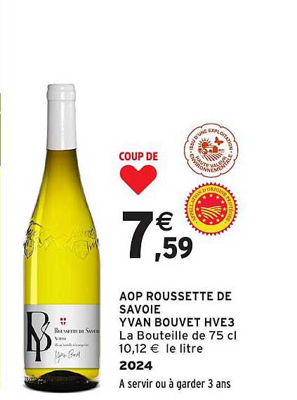 AOP ROUSSETTE DE SAVOIE YVAN BOUVET HVE3
