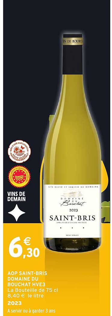 AOP SAINT-BRIS DOMAINE DU BOUCHAT HVE3