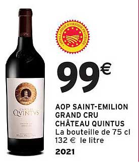 AOP SAINT-EMILION GRAND CRU CHÂTEAU QUINTUS