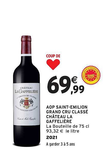 AOP SAINT-EMILION GRAND CRU CLASSÉ CHÂTEAU LA GAFFELIÈRE