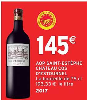 AOP SAINT-ESTÈPHE CHÂTEAU COS D'ESTOURNEL