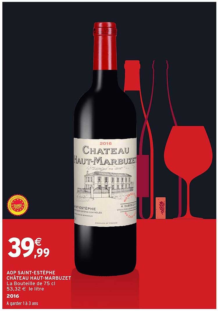 AOP SAINT-ESTÈPHE CHÂTEAU HAUT-MARBUZET