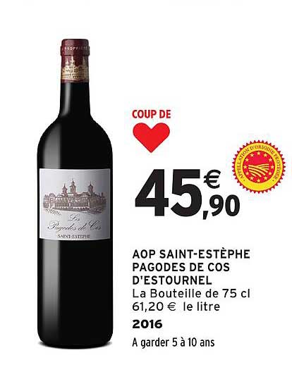 AOP SAINT-ESTÈPHE PAGODES DE COS D'ESTOURNEL