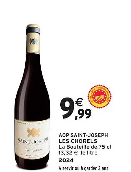 AOP SAINT-JOSEPH LES CHORELS