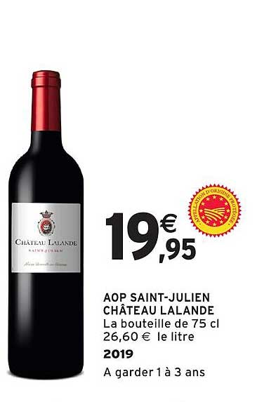 AOP SAINT-JULIEN CHÂTEAU LALANDE