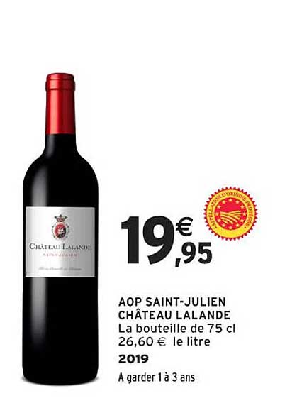AOP SAINT-JULIEN CHÂTEAU LALANDE