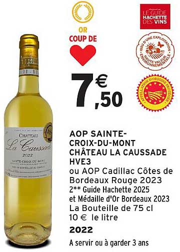 AOP SAINTE-CROIX-DU-MONT CHÂTEAU LA CAUSSADE HVE3