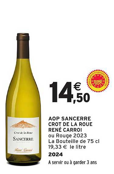 AOP SANCERRE CROT DE LA ROUWE RENÉ CARROI