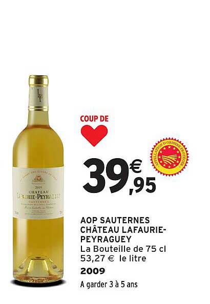AOP SAUTERNES CHÂTEAU LAFAURIE-PEYRAGUEY