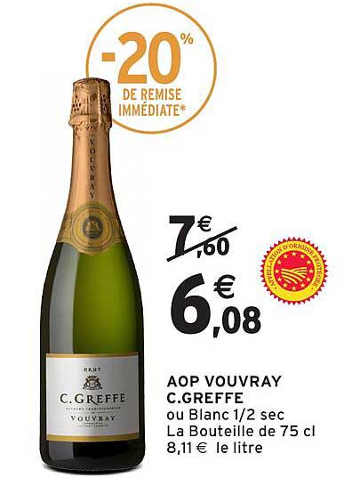 AOP VOUVRAY C.GREFFE