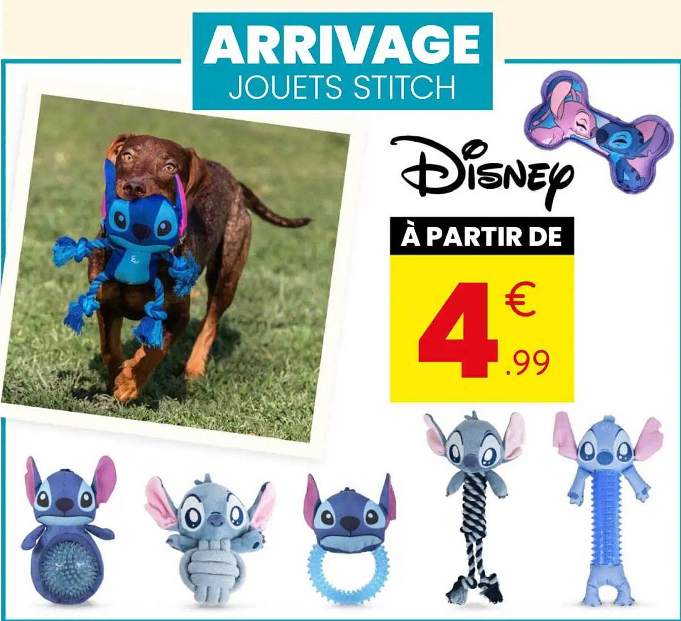 ARRIVAGE JOUETS STITCH