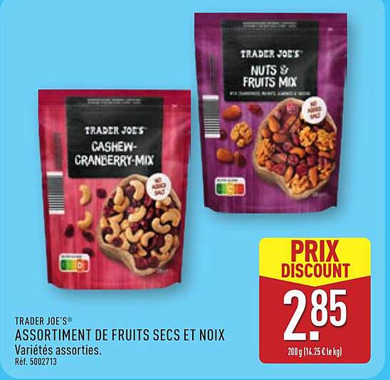 ASSORTIMENT DE FRUITS SECS ET NOIX