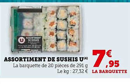 ASSORTIMENT DE SUSHIS U(4)