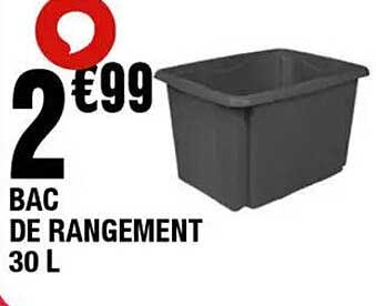 Bac de rangement 30 L