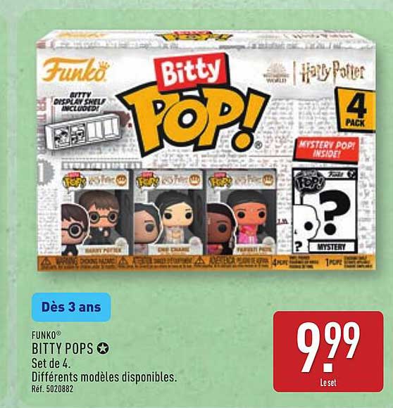BITTY POP! Set de 4.