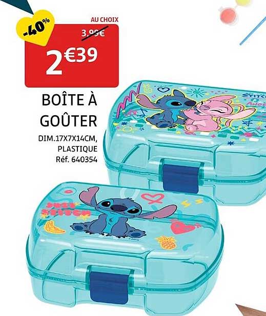 BOÎTE À GOÛTER