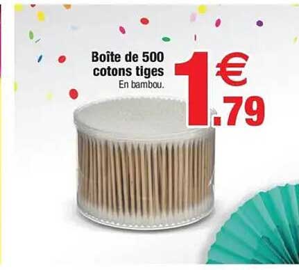 Boîte de 500 cotons tiges
