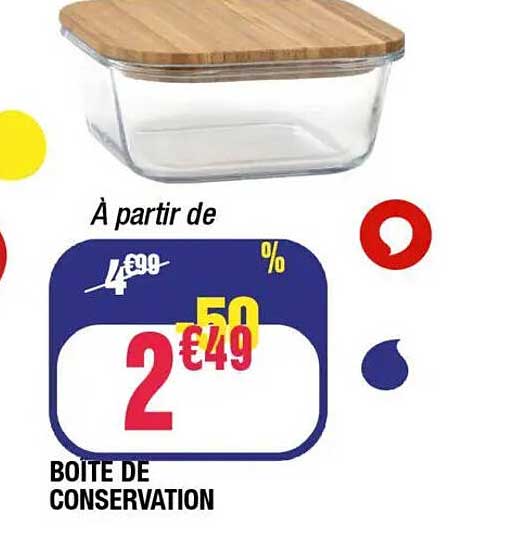 BOÎTE DE CONSERVATION
