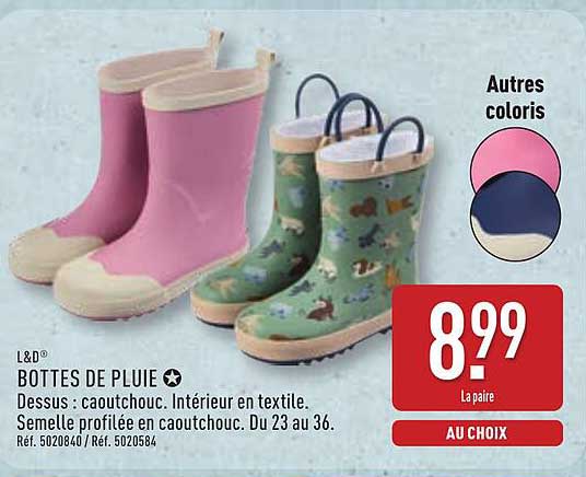 BOTTE DE PLUIE