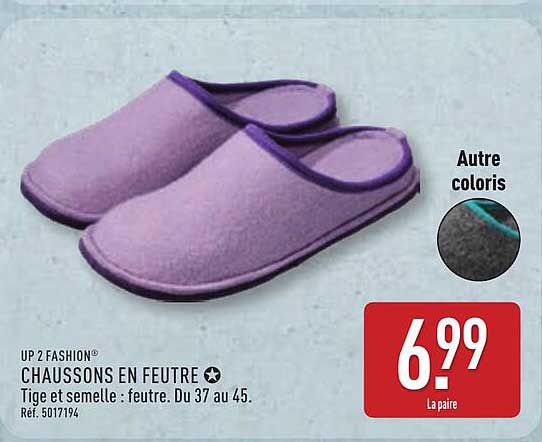 CHAUSSONS EN FEUTRE