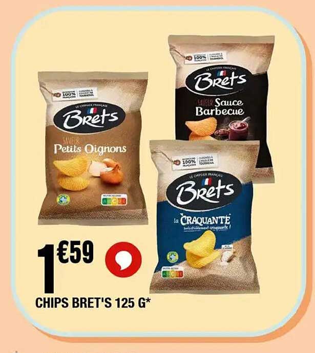 CHIPS BRETS 125 G