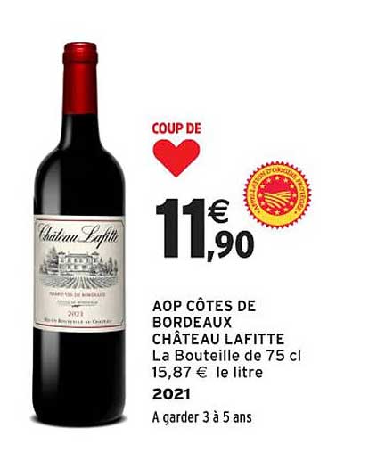 Coup de cœur : AOP Côtes de Bordeaux Château Lafitte