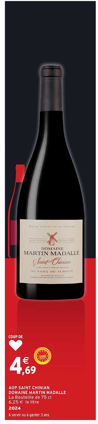 Coup de cœur - AOP Saint Chinian Domaine Martin Madalle