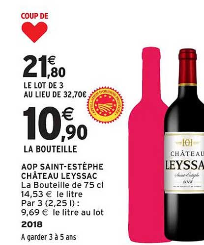 Coup de cœur : Château Leyssac AOP Saint-Estèphe