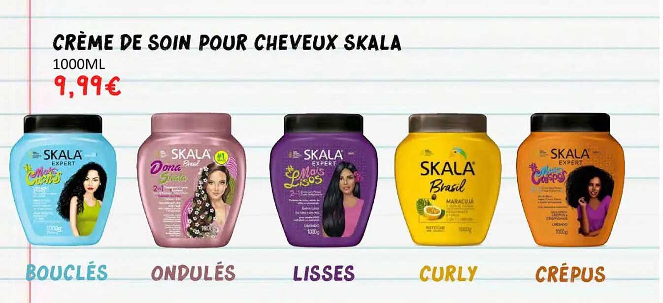 CRÈME DE SOIN POUR CHEVEUX SKALA