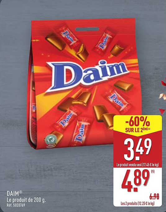 DAIM® Le produit de 200 g.