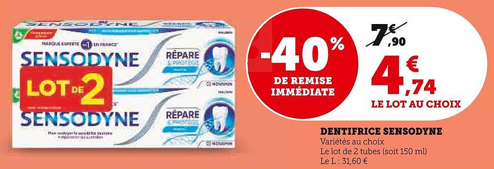 DENTIFRICE SENSODYNE