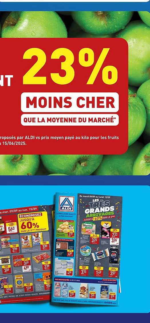 ÉCONOMISEZ JUSQU'À 60% SUR LE 2ÈME PRODUIT