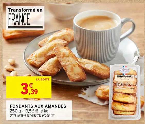 FONDANTS AUX AMANDES