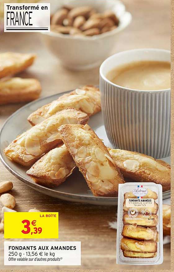 FONDANTS AUX AMANDES