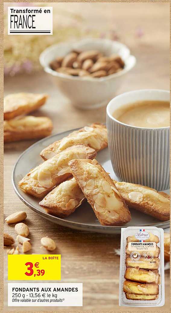 FONDANTS AUX AMANDES