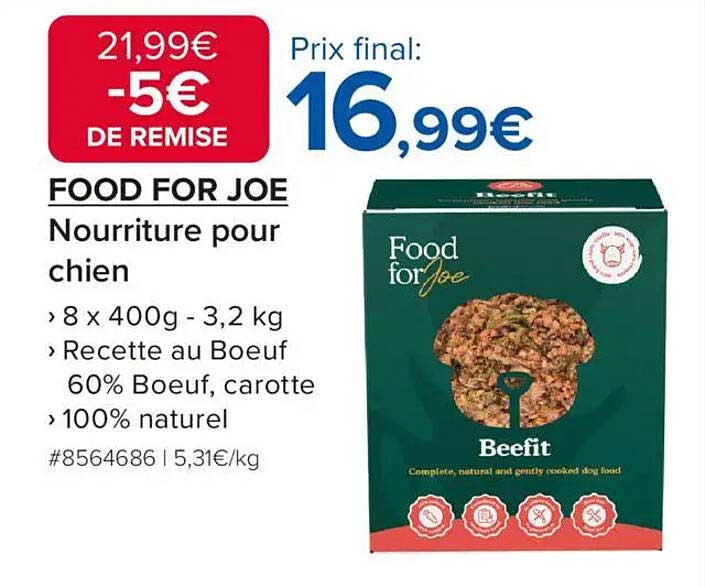 FOOD FOR JOE Nourriture pour chien