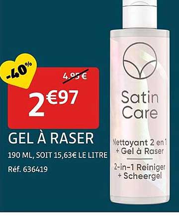 GEL À RASER