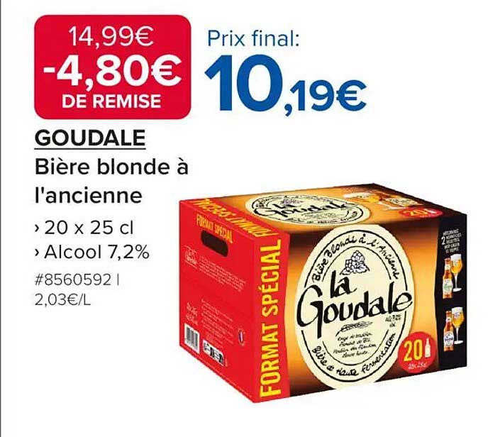 GOUDALE Bière blonde à l'ancienne