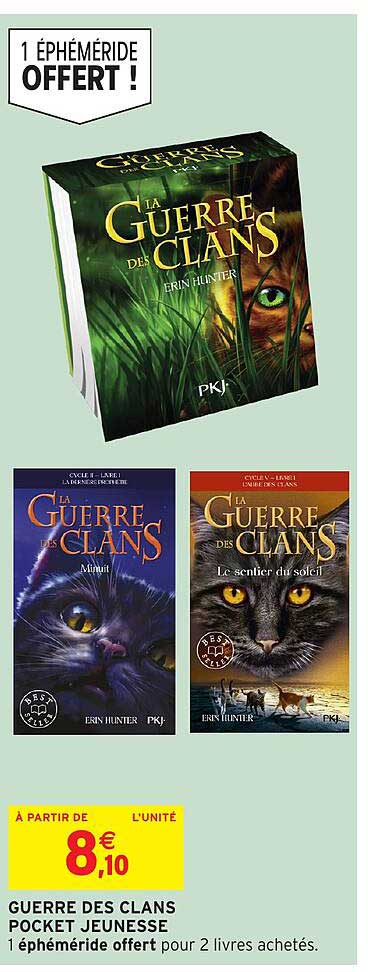 GUERRE DES CLANS POCKET JEUNESSE