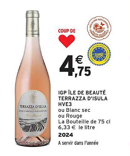 IGP ÎLE DE BEAUTÉ TERRAZZA D'ISULA HVE3