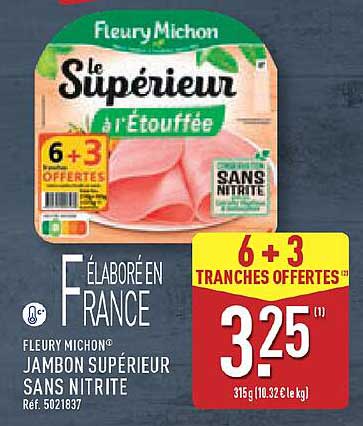 JAMBON SUPÉRIEUR SANS NITRITE