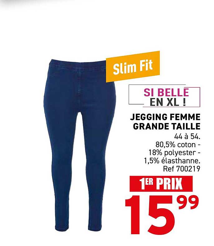 JEGGING FEMME GRANDE TAILLE