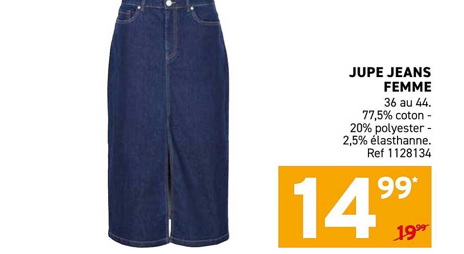 JUPE JEANS FEMME
