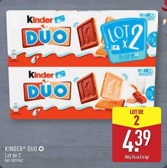 KINDER® DUO Lot de 2