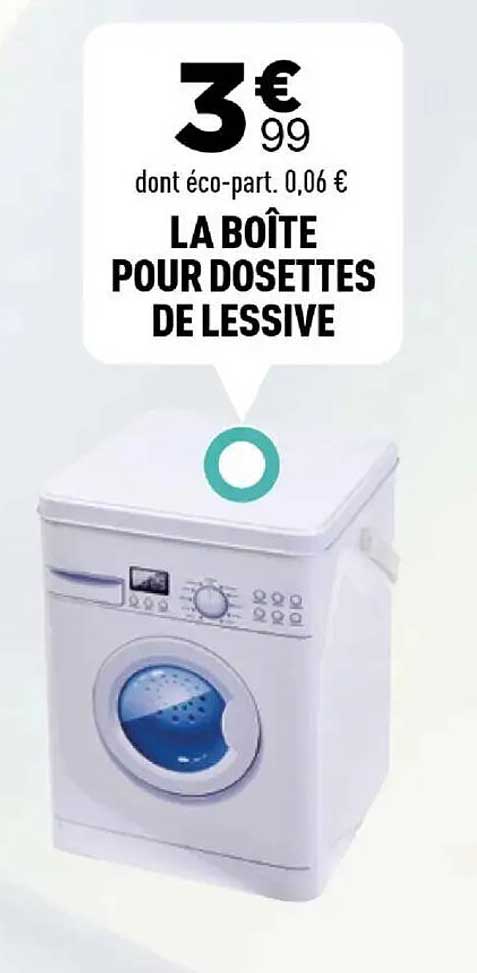 LA BOÎTE POUR DOSSETTES DE LESSIVE