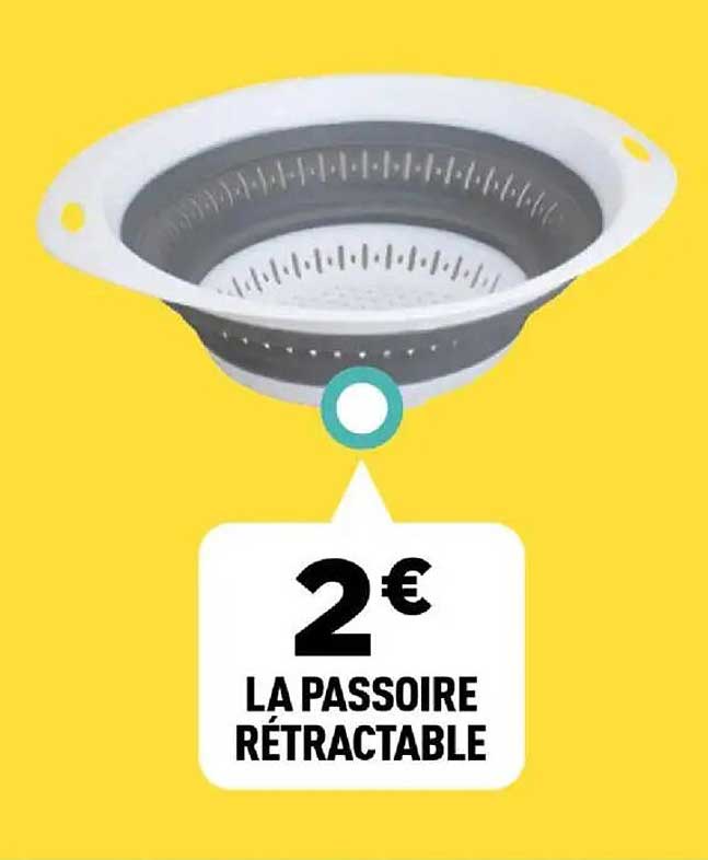 LA PASSOIRE RÉTRACTABLE