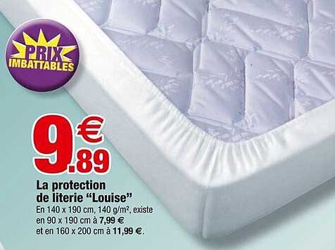 La protection de literie “Louise”
