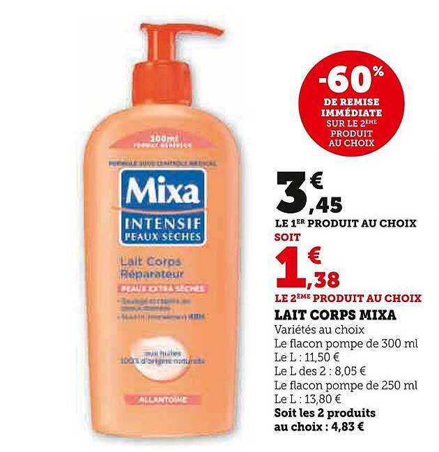 LAIT CORPS MIXA